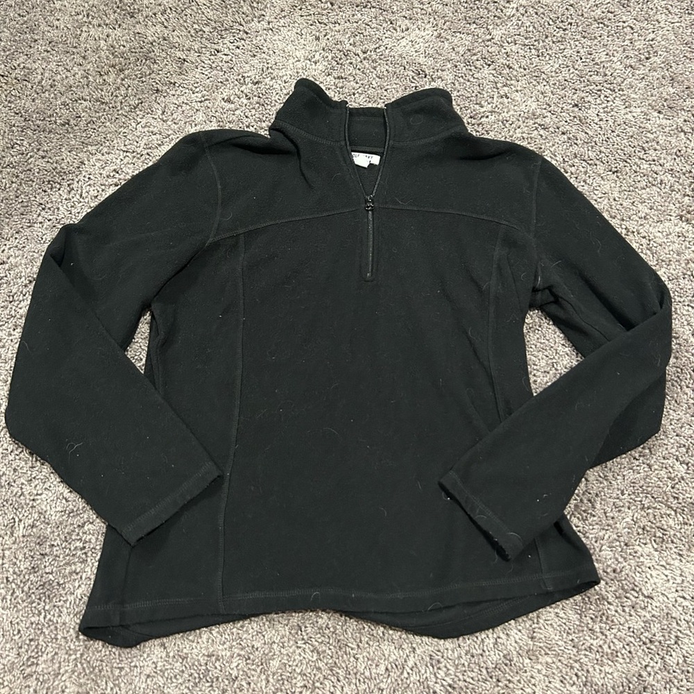 Old Navy black quarter-zip sweatshirt